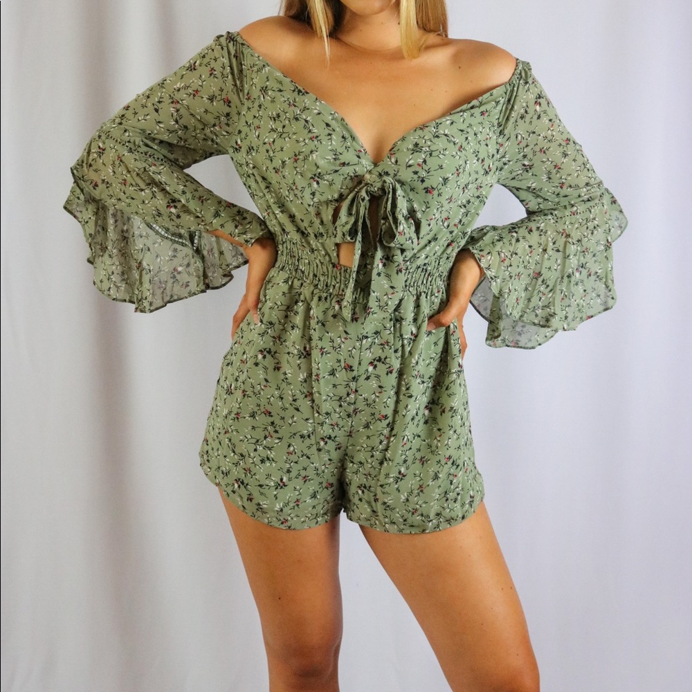 Women’s floral romper